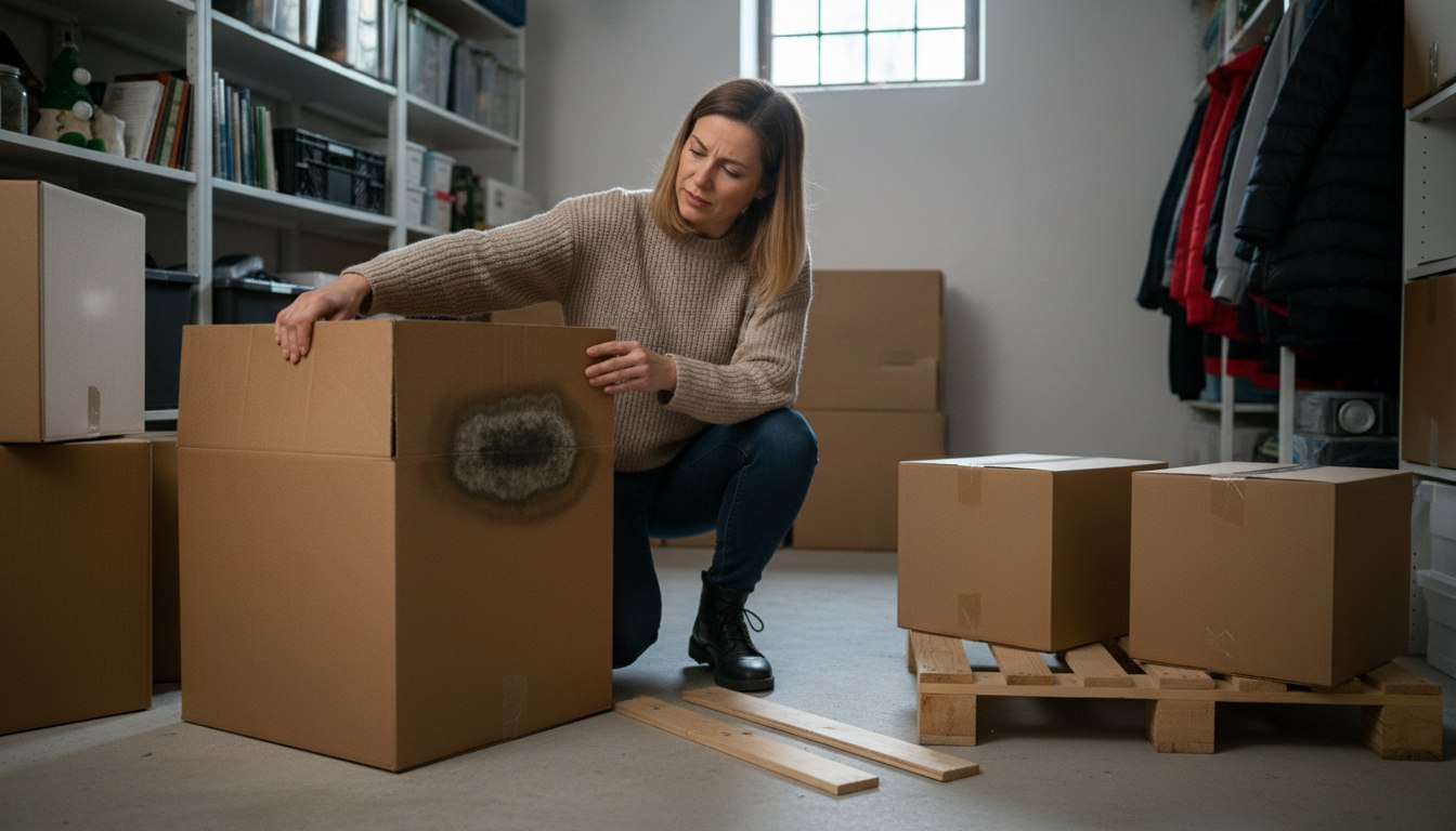 Der feuchte Boden-Effekt: Warum Kartons im Keller eine kleine Distanz brauchen