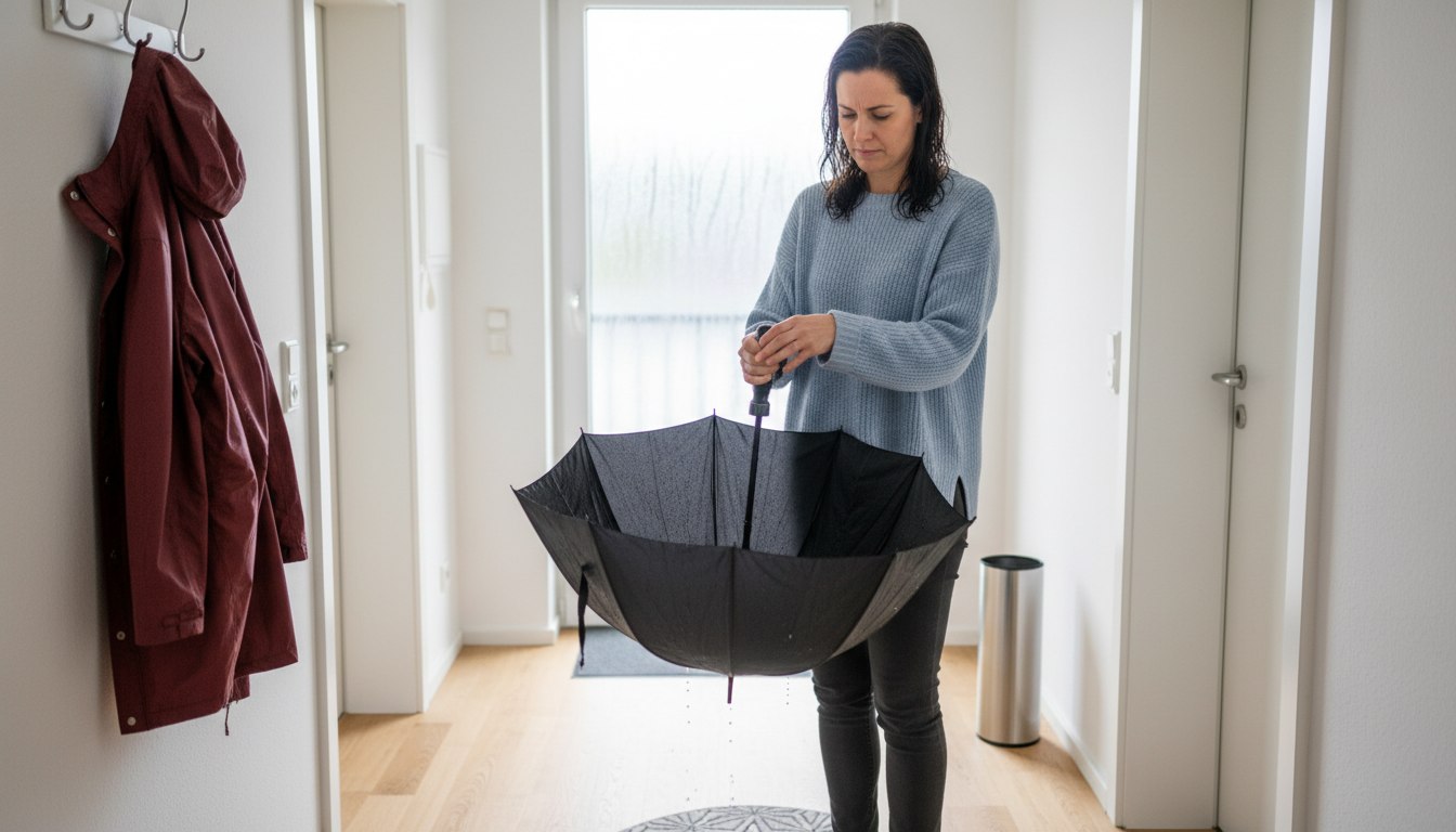 Der nasse Schirm im Hausflur und ein weit verbreiteter Denkfehler