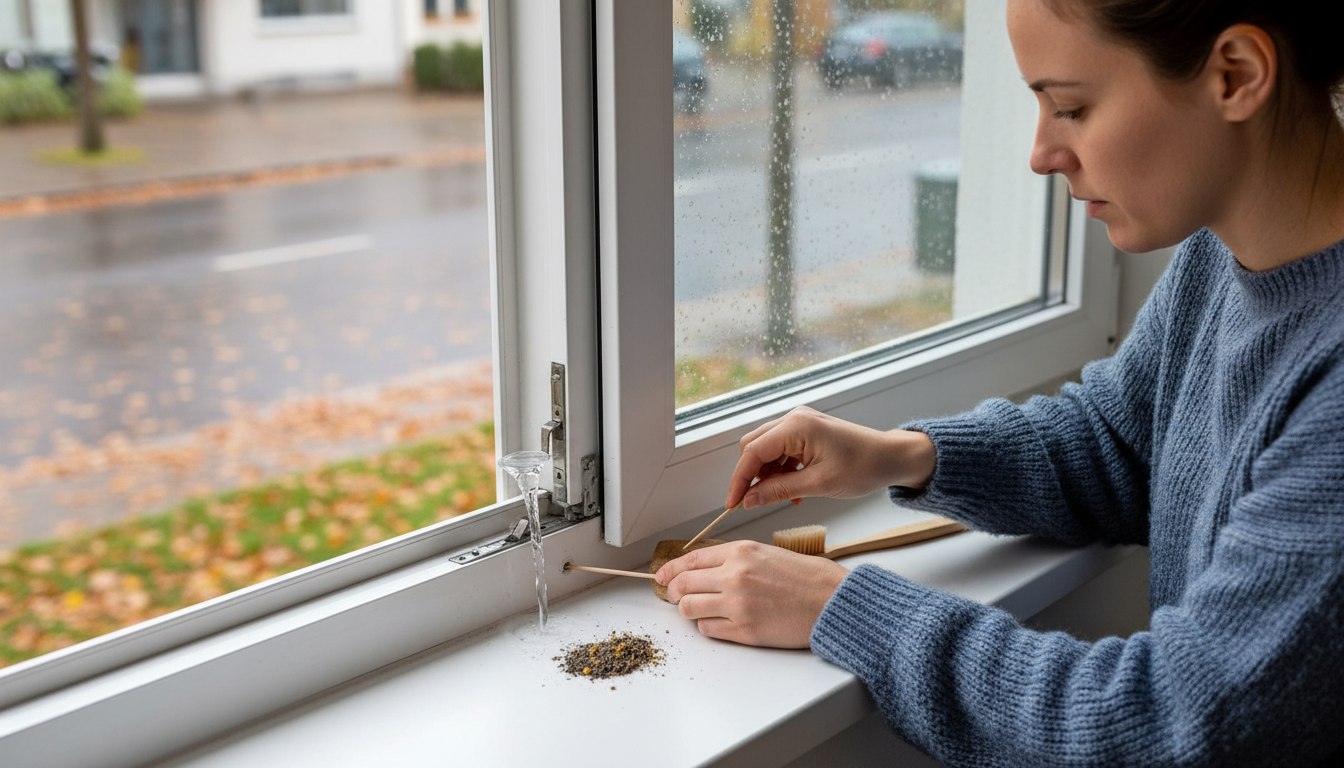 Der unsichtbare Wasserweg im Fensterrahmen