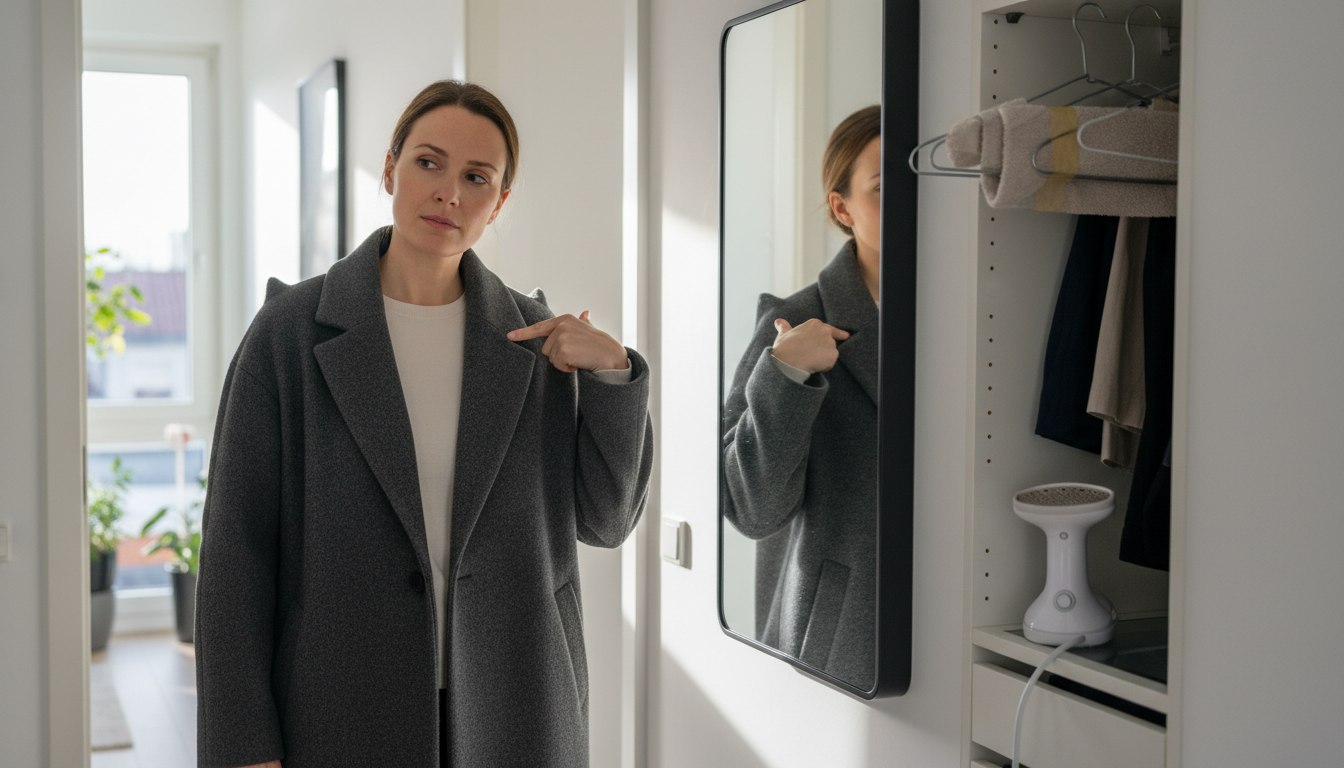 Die spitze Ecke im Spiegelbild