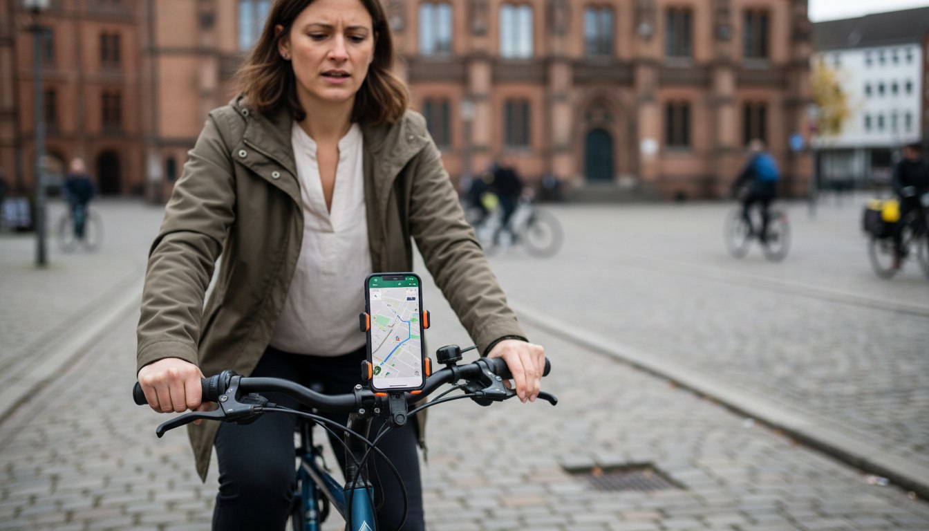 Die unsichtbare Gefahr am Lenker: Warum Ihr Smartphone das Fahrradfahren hasst