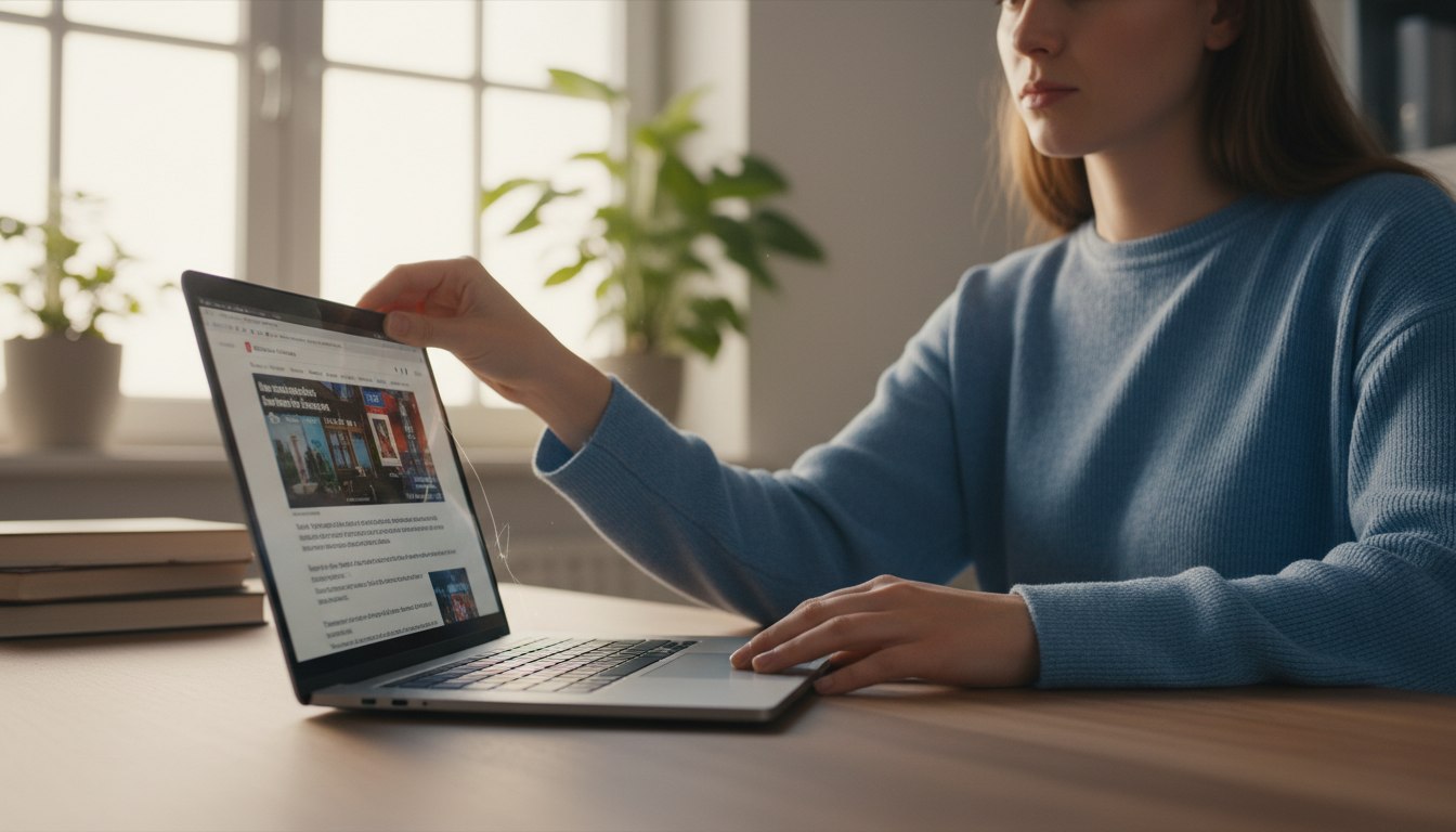 Das leise Knacken im Display-Gelenk