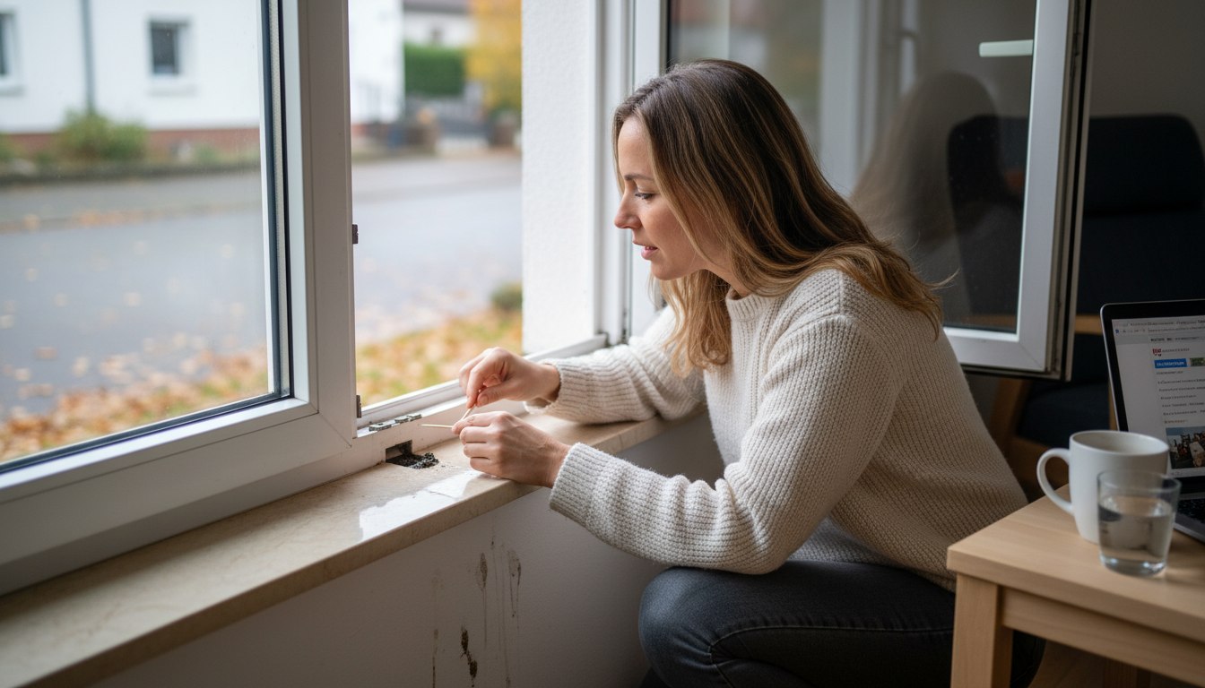 Warum Ihre Fenster untenrum oft im Regen stehen – und wie ein simpler Zahnstocher den Winter rettet