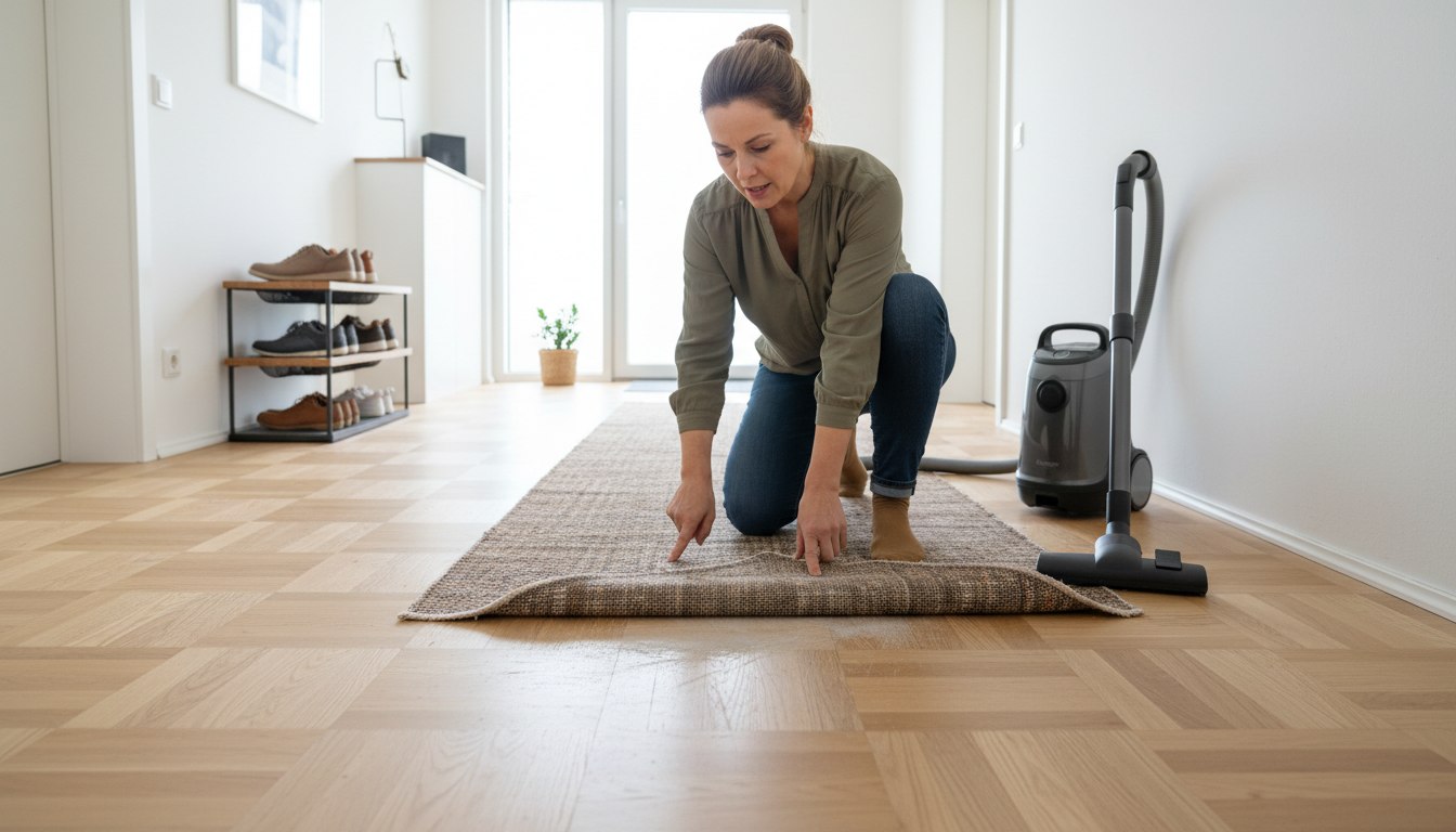 Der unsichtbare Schmirgel-Effekt unter dem Flurläufer