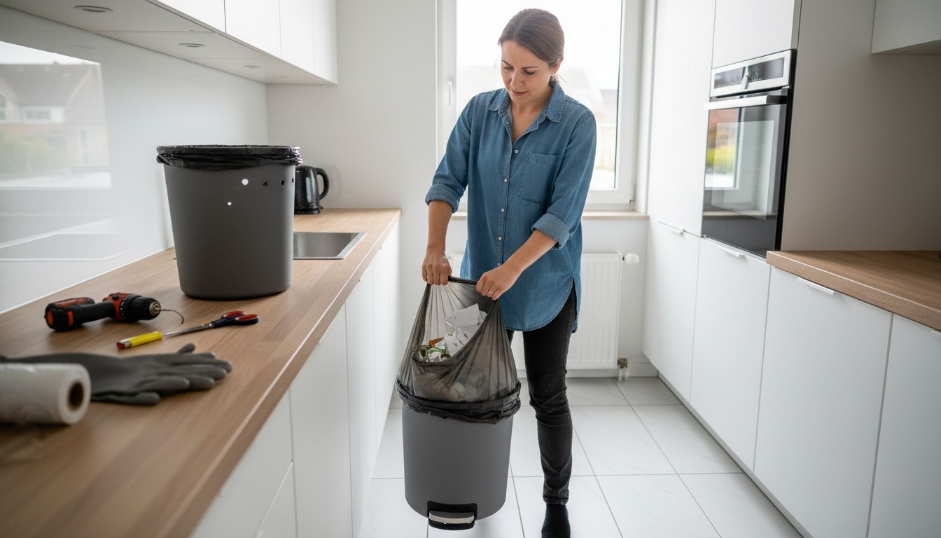 Der lautlose Kampf am Kücheneimer