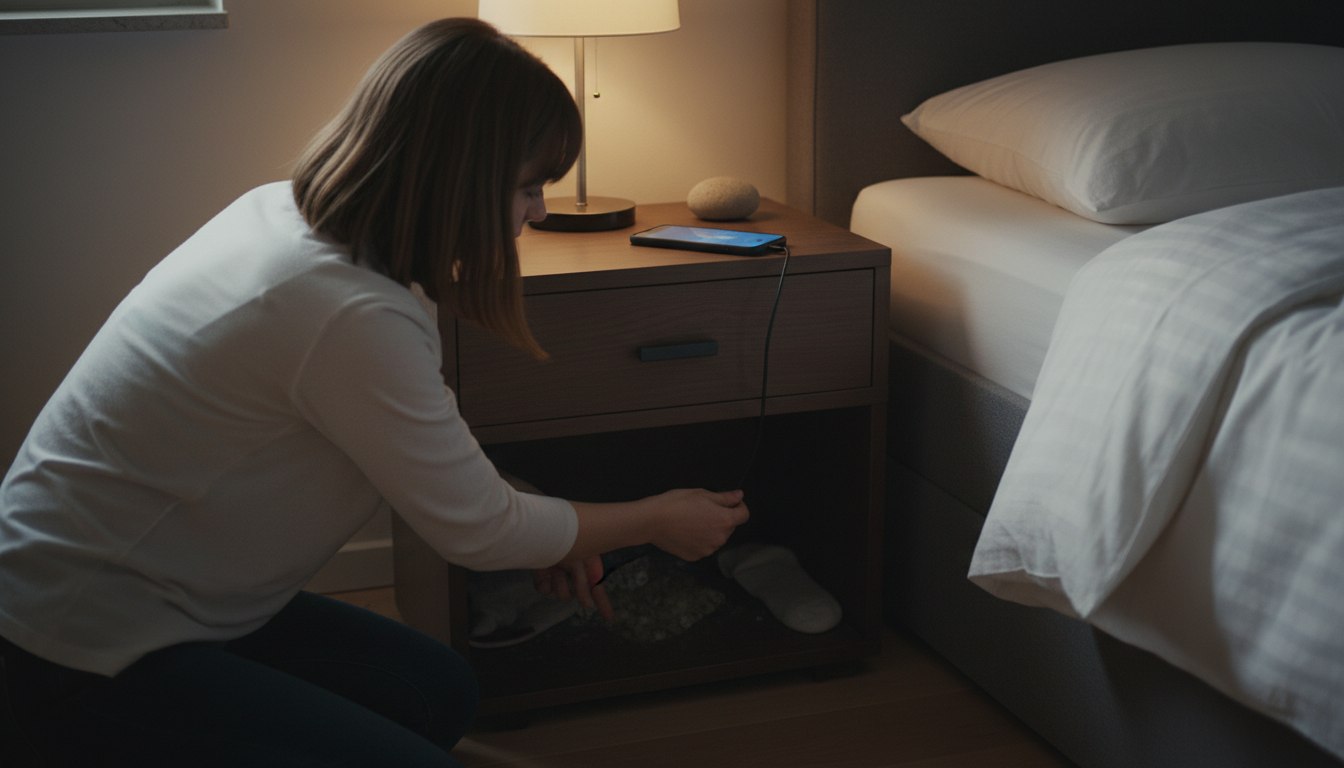 Das „Schwarze Loch“ neben der Matratze: Warum wir jeden Abend denselben Fehler am Nachttisch machen