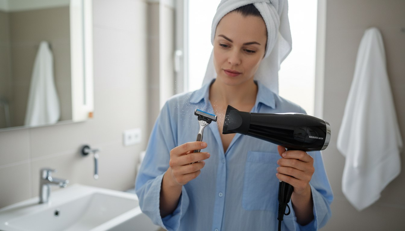 Warum der Rasierer im Bad viel zu schnell aufgibt