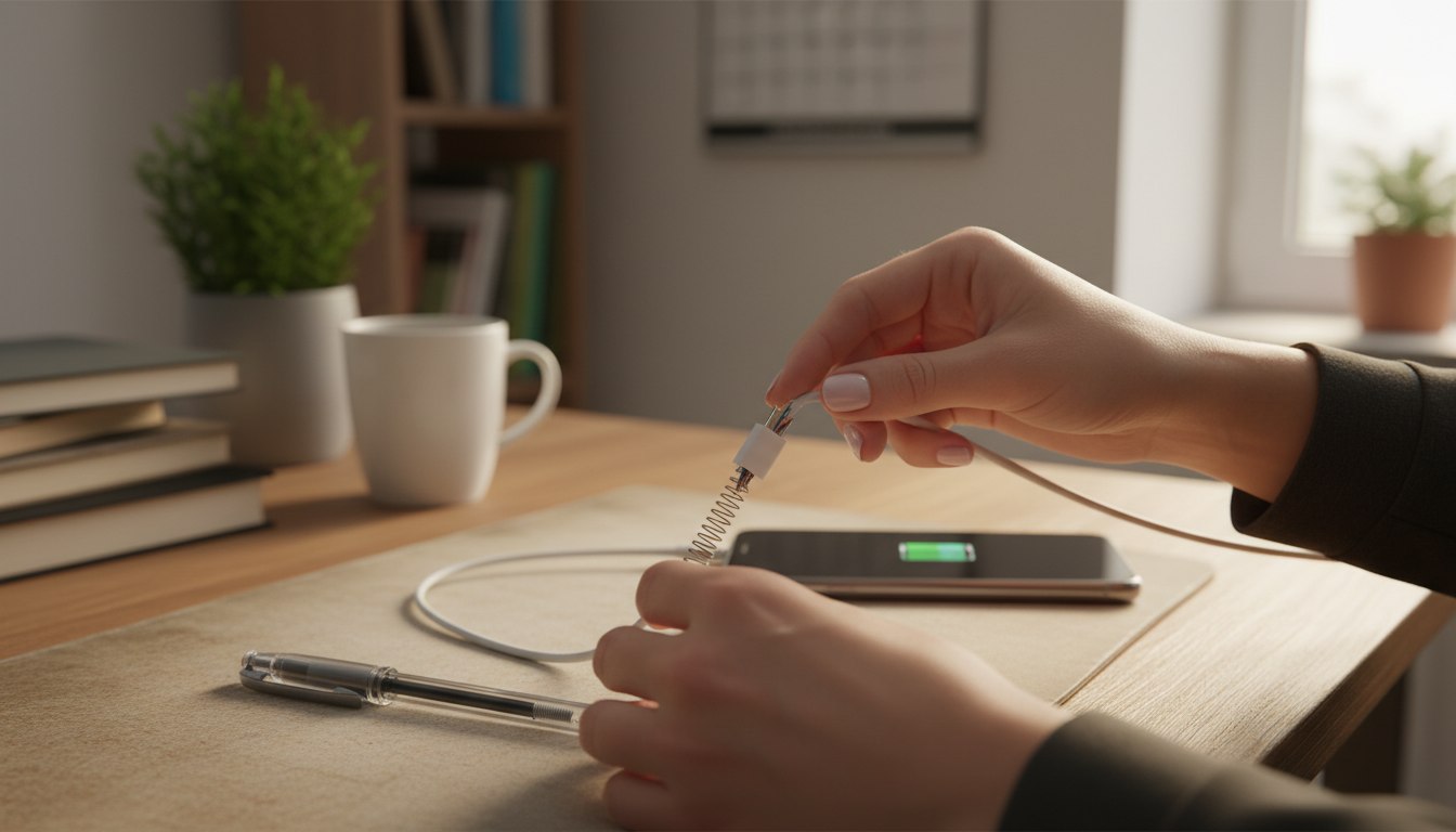 Das Ende der Sollbruchstelle: Wie eine kleine Feder das Ladekabel-Sterben stoppt