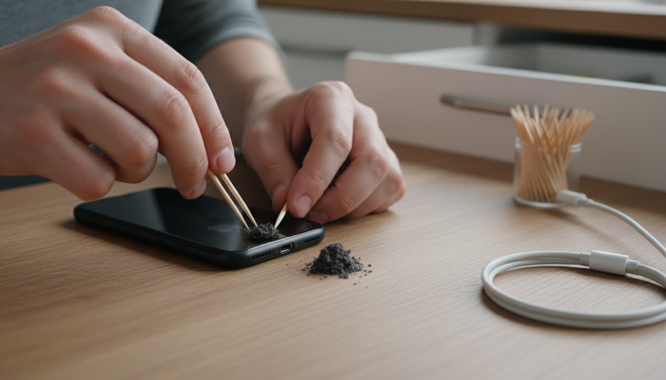 Wenn das Smartphone nicht mehr lädt: Oft hilft ein vorsichtiger Griff ins Küchenregal