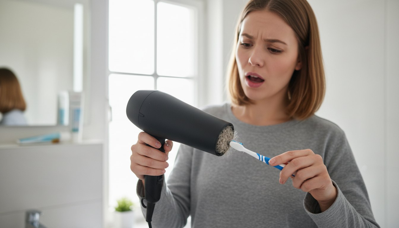 Warum der Föhn plötzlich heiß läuft – und der einfache Handgriff dagegen