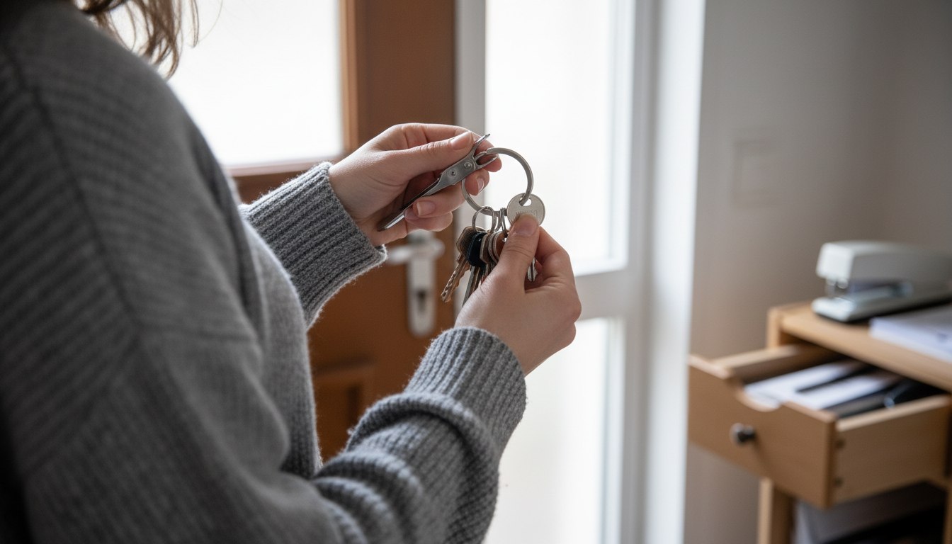 Der unscheinbare Bürohelfer, der abgebrochene Fingernägel an der Haustür verhindert