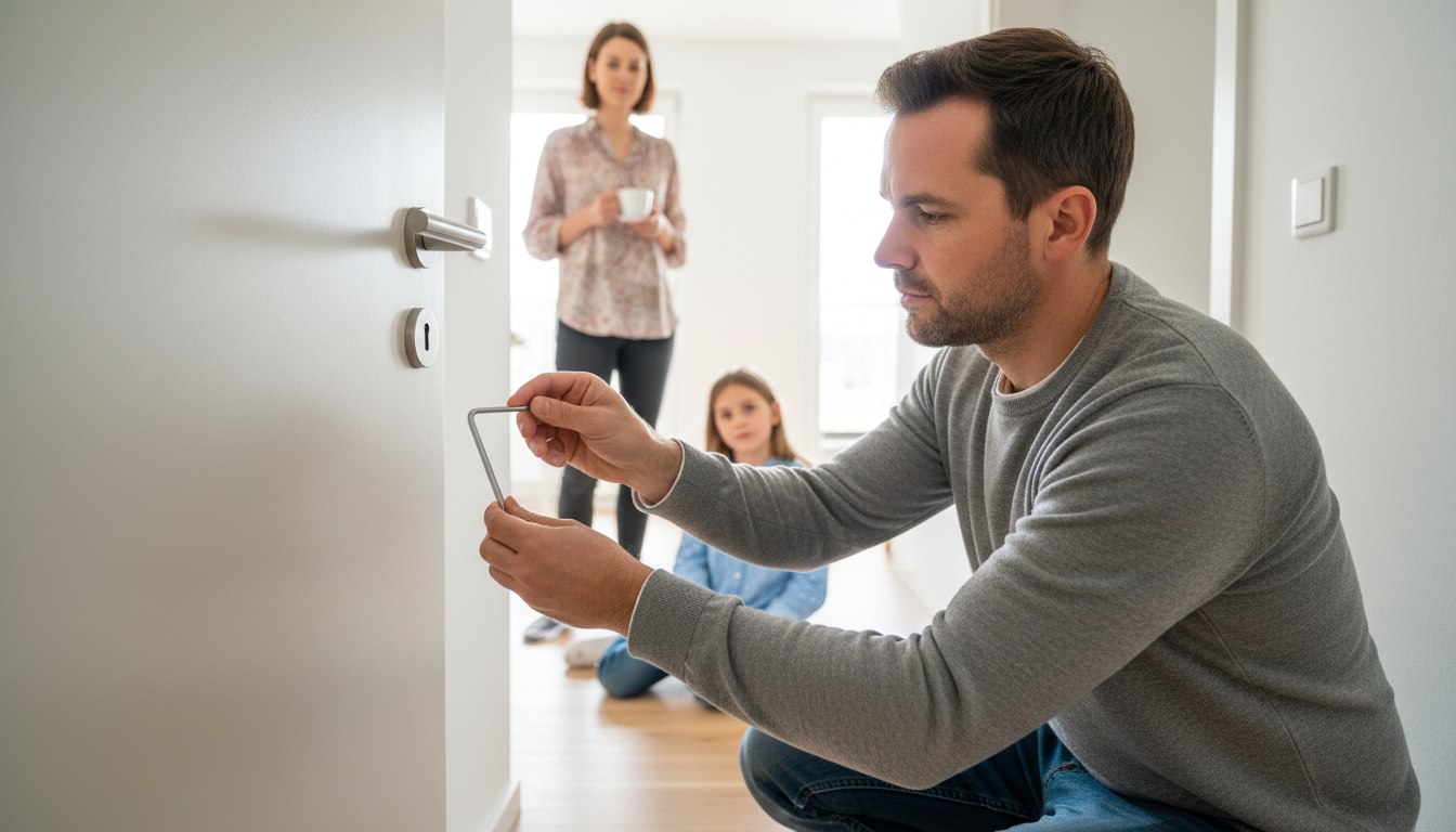 Das leise Wackeln im Flur: Warum ein kleiner Handgriff Ihre Türen rettet