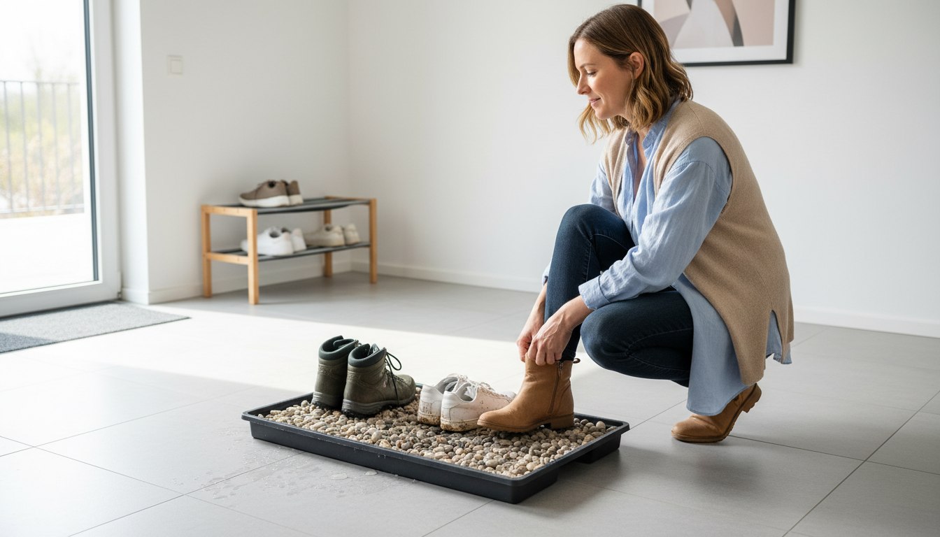 Warum eine Handvoll Kieselsteine den Flur im Frühjahr rettet