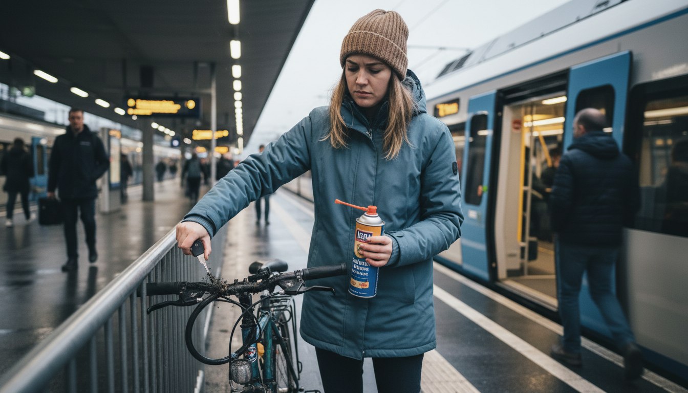 Warum der Griff zum Allzwecköl das Fahrradschloss erst recht ruiniert