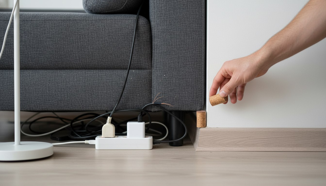 Warum der „letzte Zentimeter“ hinter dem Sofa Ihre Ladekabel ruiniert