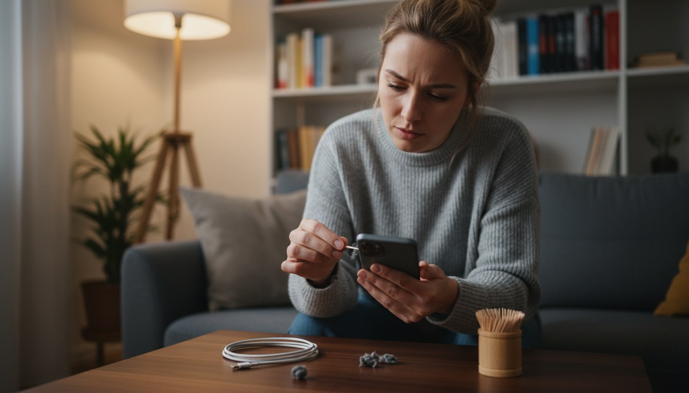 Wenn das Ladekabel plötzlich den Halt verliert