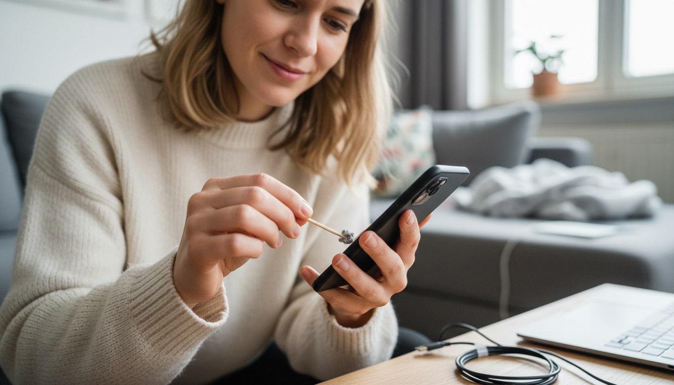 Wenn der Stecker nicht mehr klickt: Ein kleiner Handgriff rettet das Smartphone
