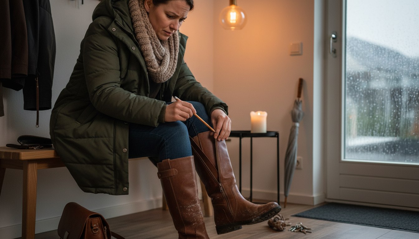 Wenn der Stiefel im entscheidenden Moment den Dienst versagt